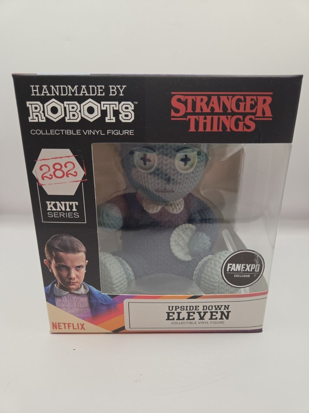 Hand Made By Robots Upside Down Eleven Stranger Things Knit FanExpo Exclusive